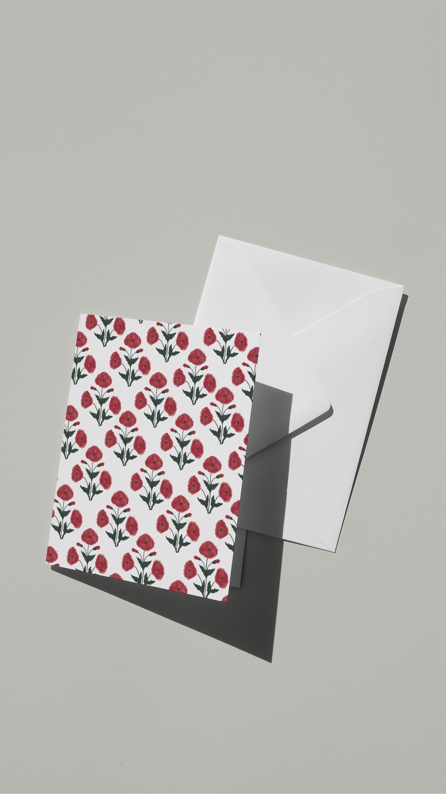 Pink Indian Marigold Greeting Card - Blank Inside