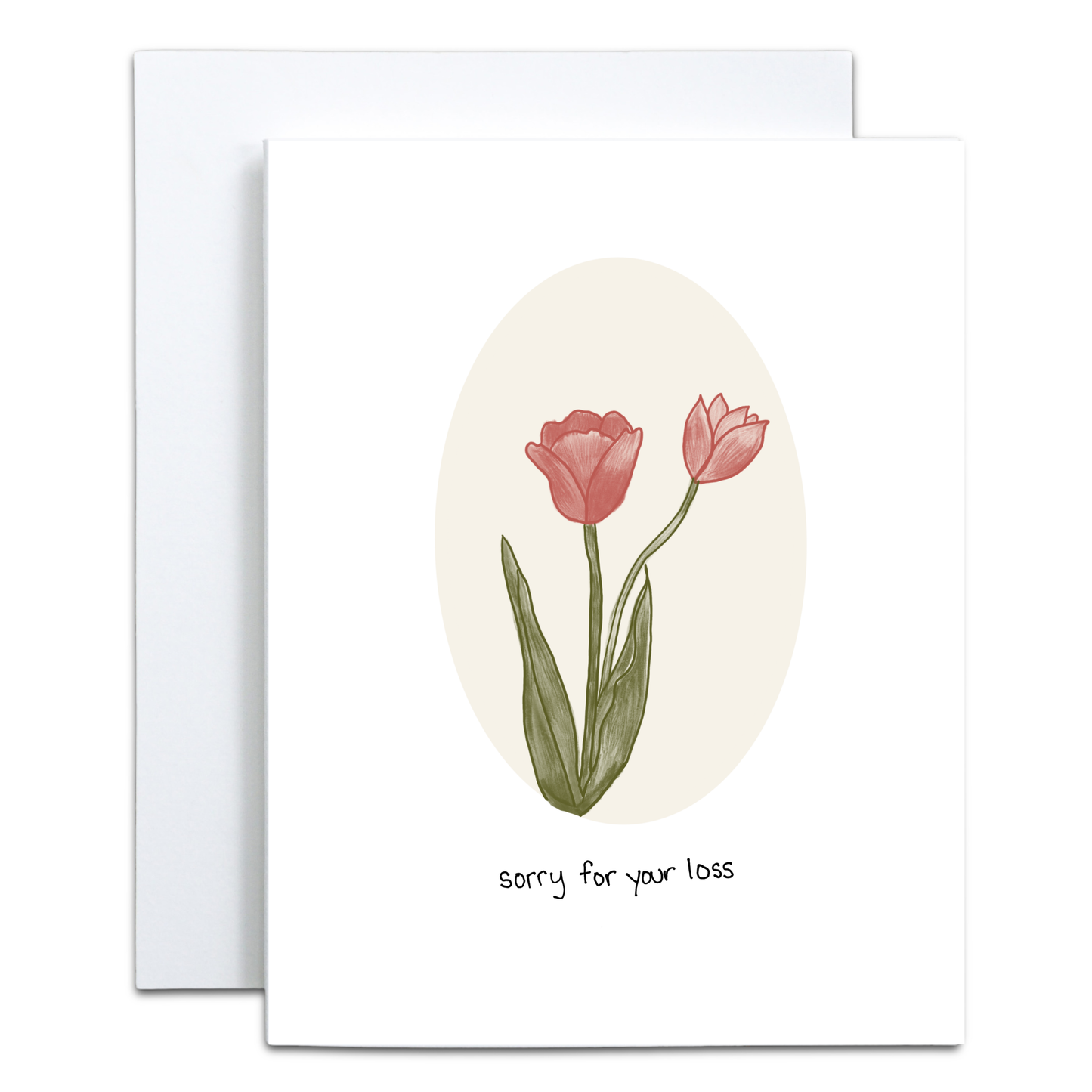 Sorry for Your Loss Greeting Card | Floral Sympathy Card