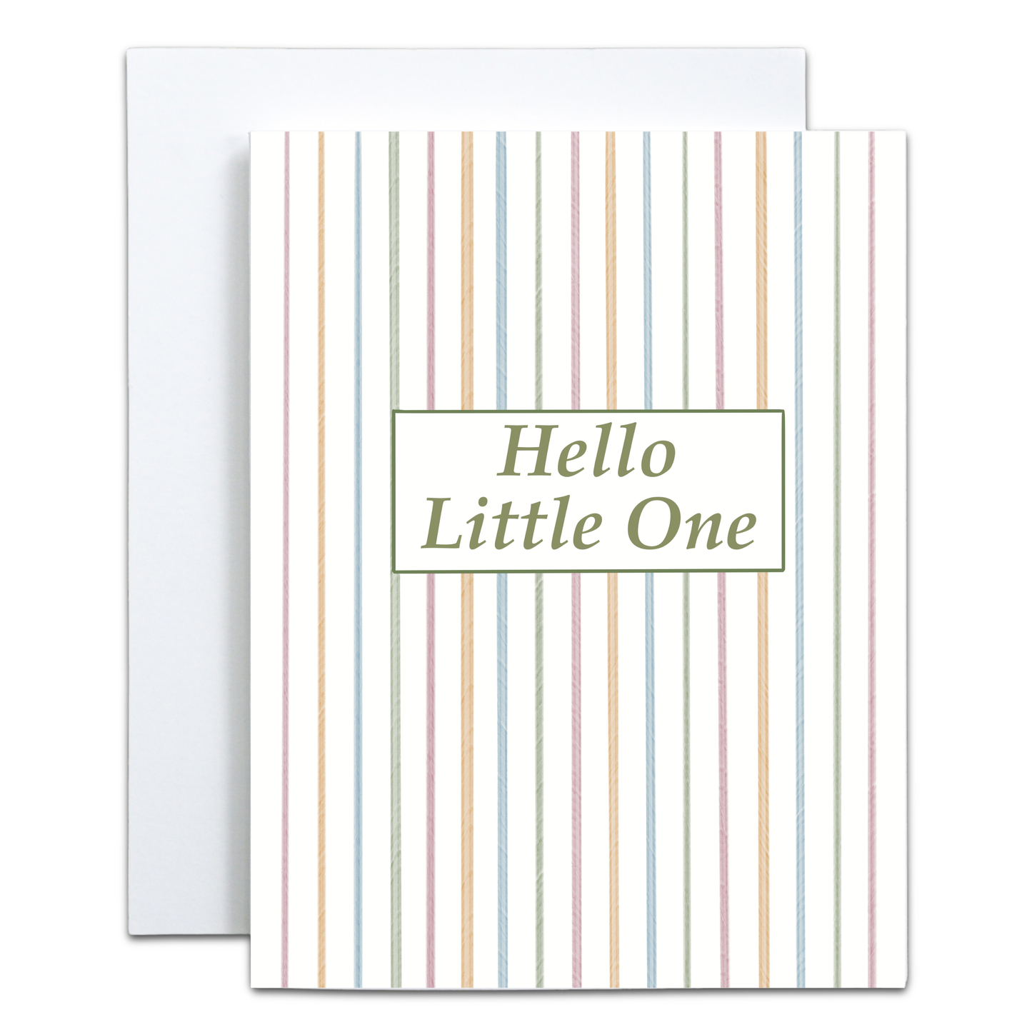 Hello Little One Greeting Card | Gender Neutral Baby Card