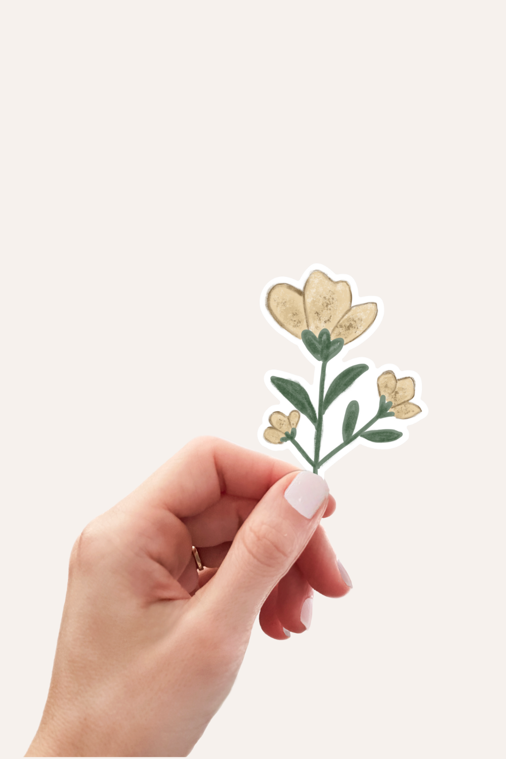 Yellow Flower Sticker