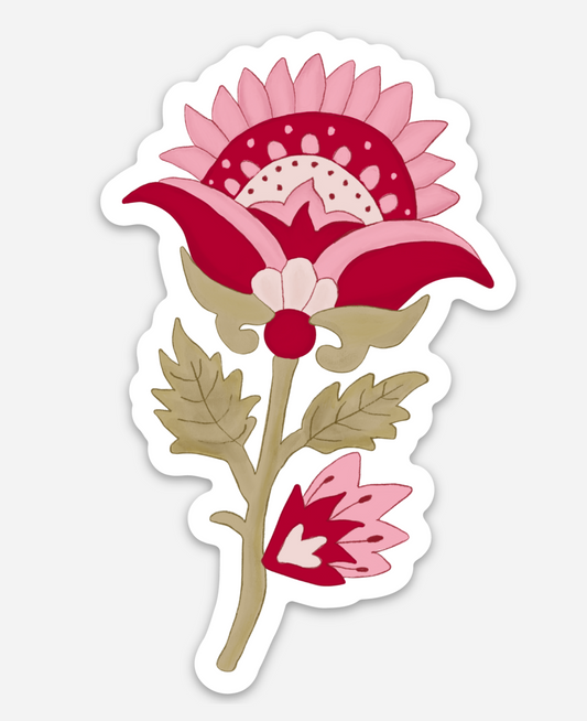 Mughal Pink Flower
